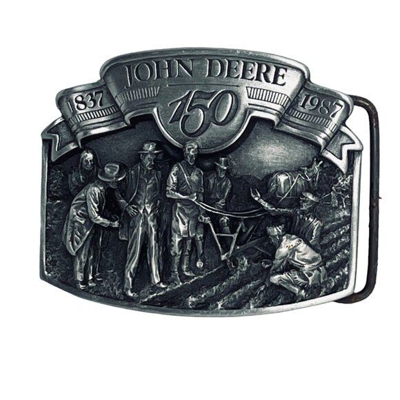 John Deere And Company Other - John Deere & Company Celebrating 150 Years 3D Western Belt Buckle  #18561 (5426)
